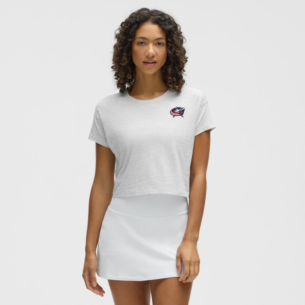 Columbus Blue Jackets lululemon Women's Cates T-Shirt - Heathered Core Ultra Light Grey T-shirts