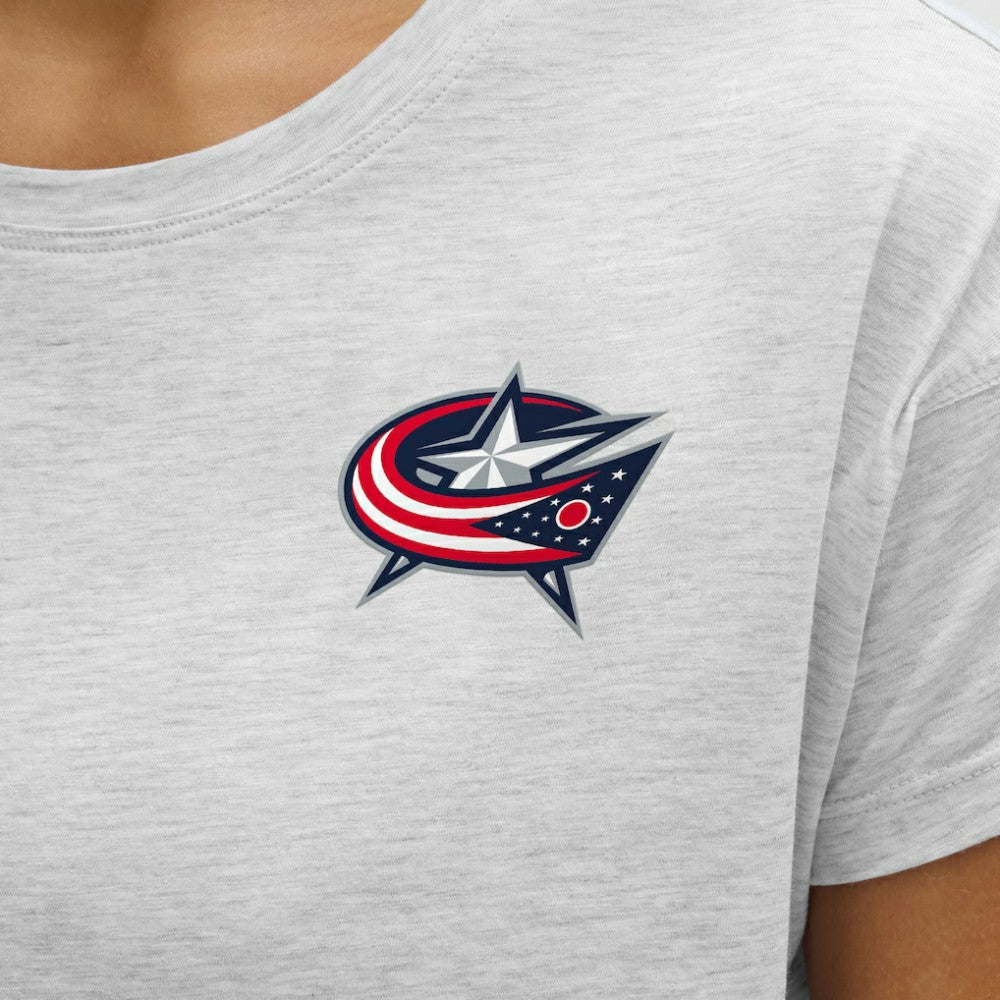 Columbus Blue Jackets lululemon Women's Cates T-Shirt - Heathered Core Ultra Light Grey T-shirts