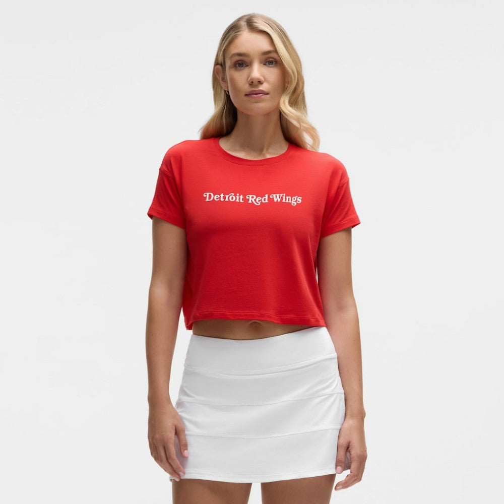 Detroit Red Wings lululemon Women's Cates T-Shirt - True Red T-shirts