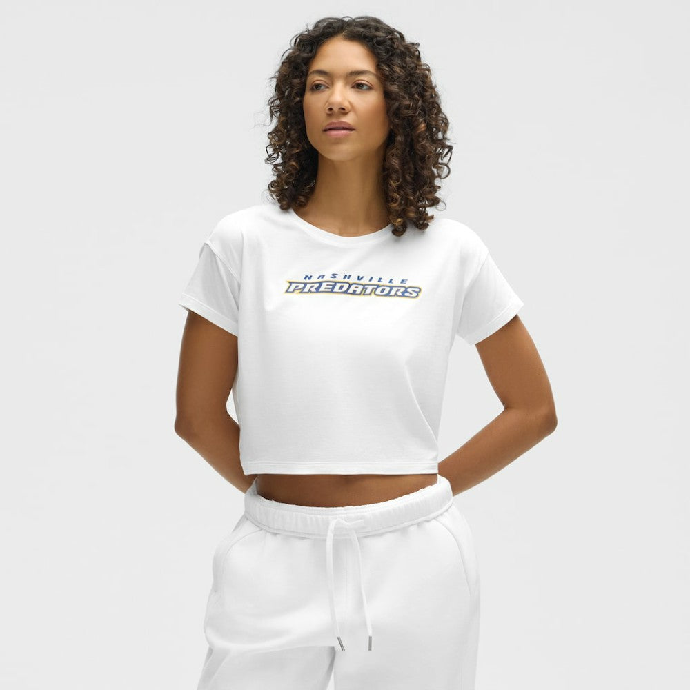 Nashville Predators lululemon Women's Cates T-Shirt - White T-shirts