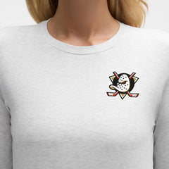 Anaheim Ducks lululemon Women's Love Long Sleeve T-Shirt - Heathered Core Ultra Light Grey T-shirts