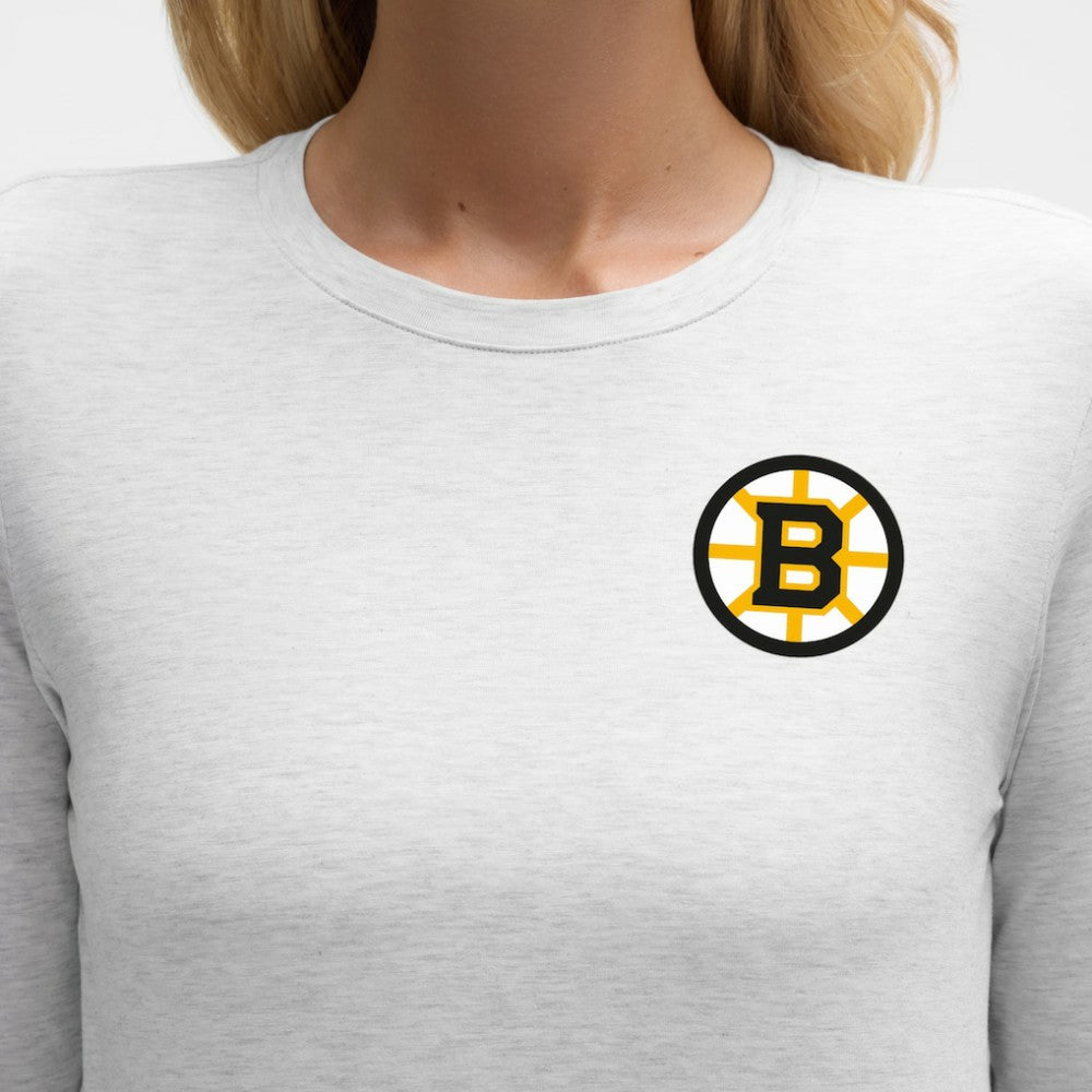 Boston Bruins lululemon Women's Love Long Sleeve T-Shirt - Heathered Core Ultra Light Grey T-shirts