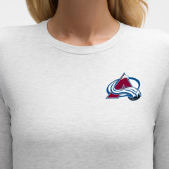 Colorado Avalanche lululemon Women's Love Long Sleeve T-Shirt - Heathered Core Ultra Light Grey T-shirts
