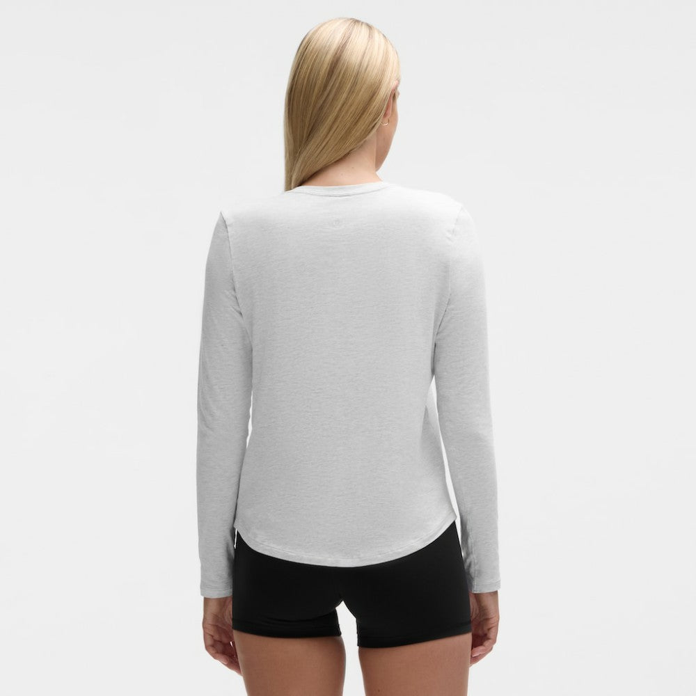 Los Angeles Kings lululemon Women's Love Long Sleeve T-Shirt - Heathered Core Ultra Light Grey T-shirts