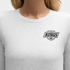 Los Angeles Kings lululemon Women's Love Long Sleeve T-Shirt - Heathered Core Ultra Light Grey T-shirts