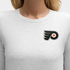 Philadelphia Flyers lululemon Women's Love Long Sleeve T-Shirt - Heathered Core Ultra Light Grey T-shirts