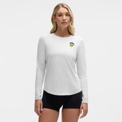 Pittsburgh Penguins lululemon Women's Love Long Sleeve T-Shirt - Heathered Core Ultra Light Grey T-shirts