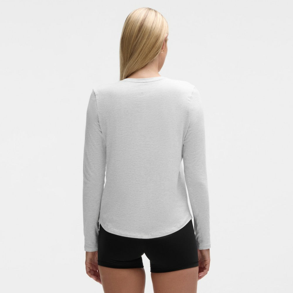 St. Louis Blues lululemon Women's Love Long Sleeve T-Shirt - Heathered Core Ultra Light Grey T-shirts