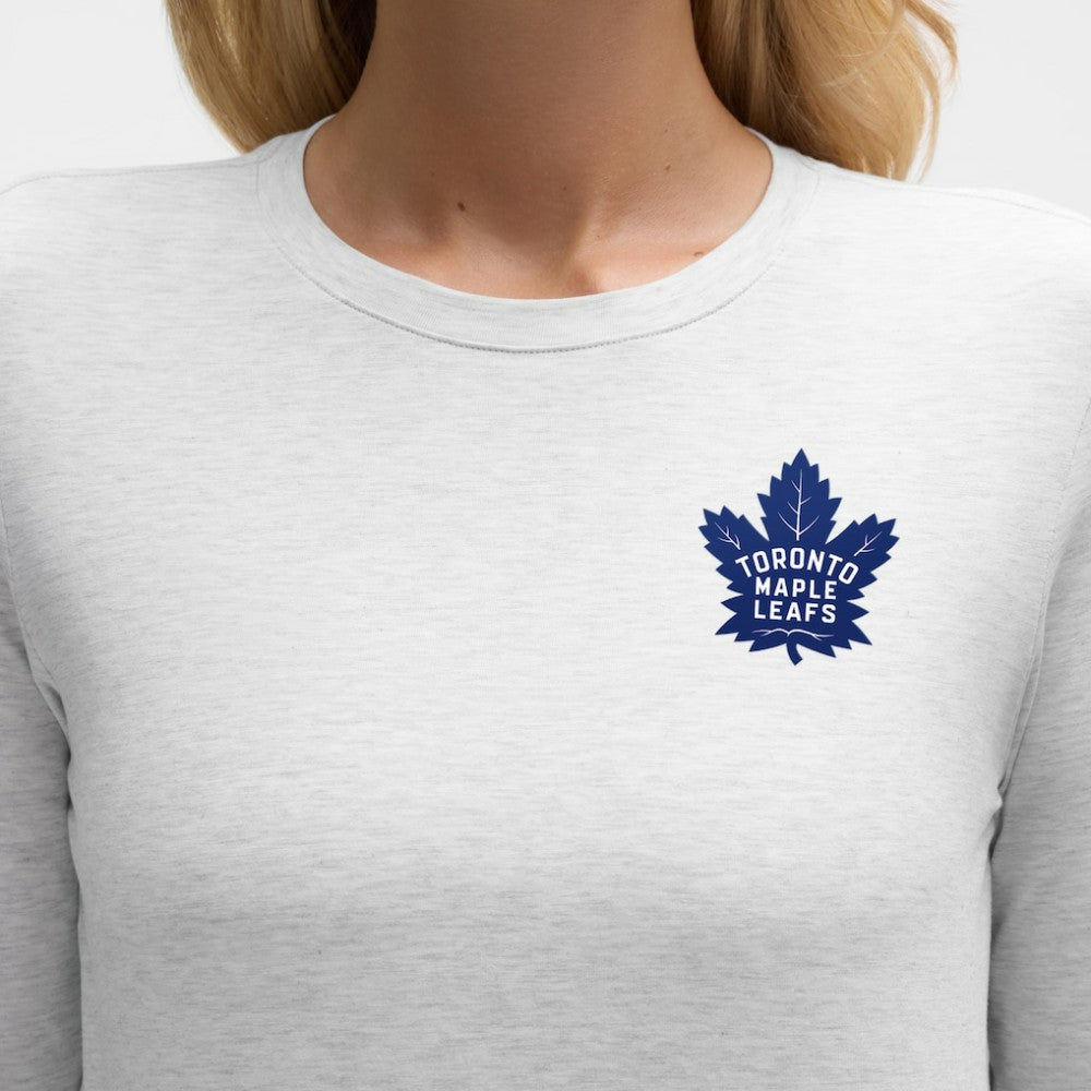 Toronto Maple Leafs lululemon Women's Love Long Sleeve T-Shirt - Heathered Core Ultra Light Grey T-shirts