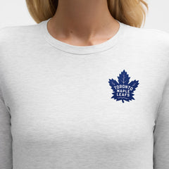 Toronto Maple Leafs lululemon Women's Love Long Sleeve T-Shirt - Heathered Core Ultra Light Grey T-shirts