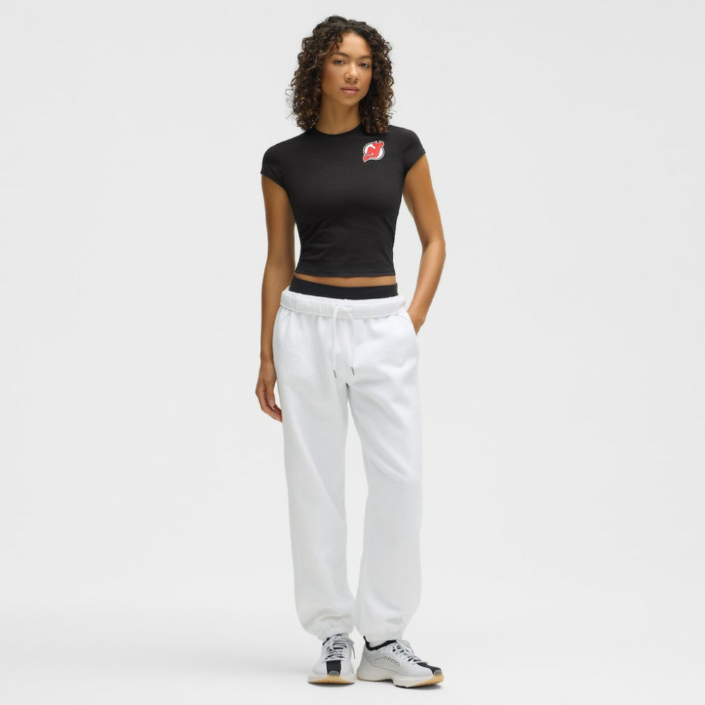 New Jersey Devils lululemon Women's Baby T-Shirt - Black T-shirts