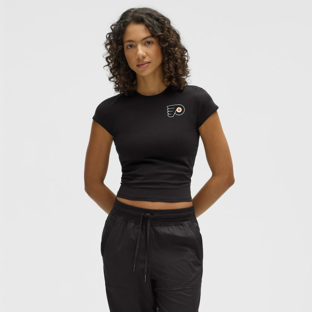 Philadelphia Flyers lululemon Women's Baby T-Shirt - Black T-shirts