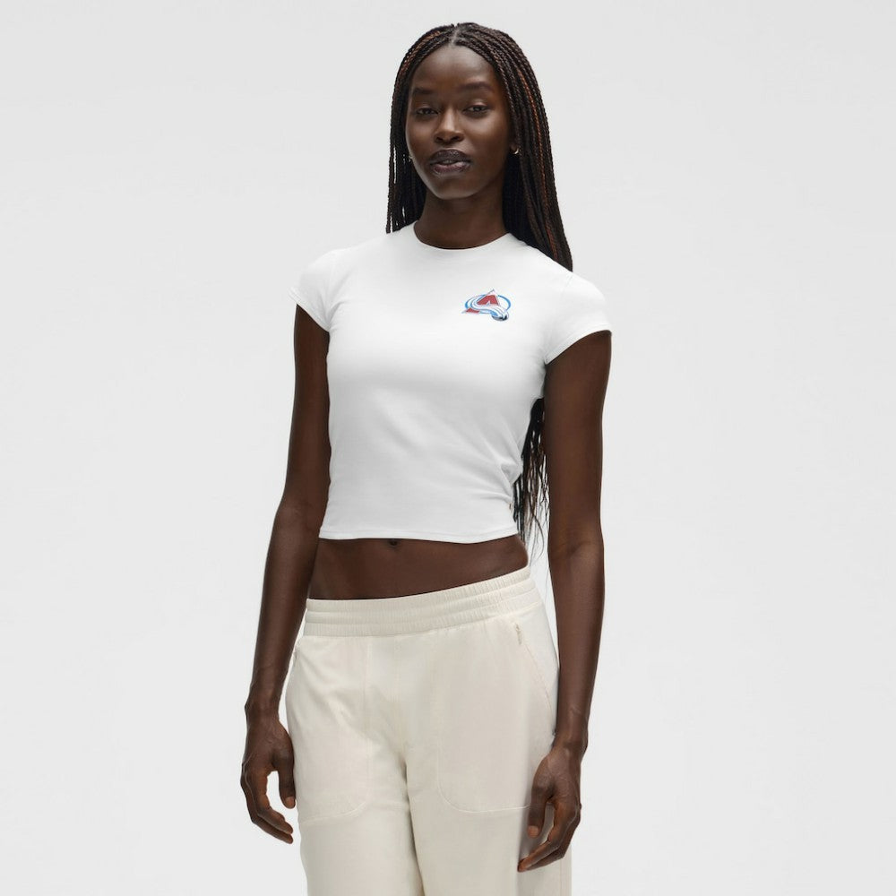 Colorado Avalanche lululemon Women's Baby T-Shirt - White T-shirts