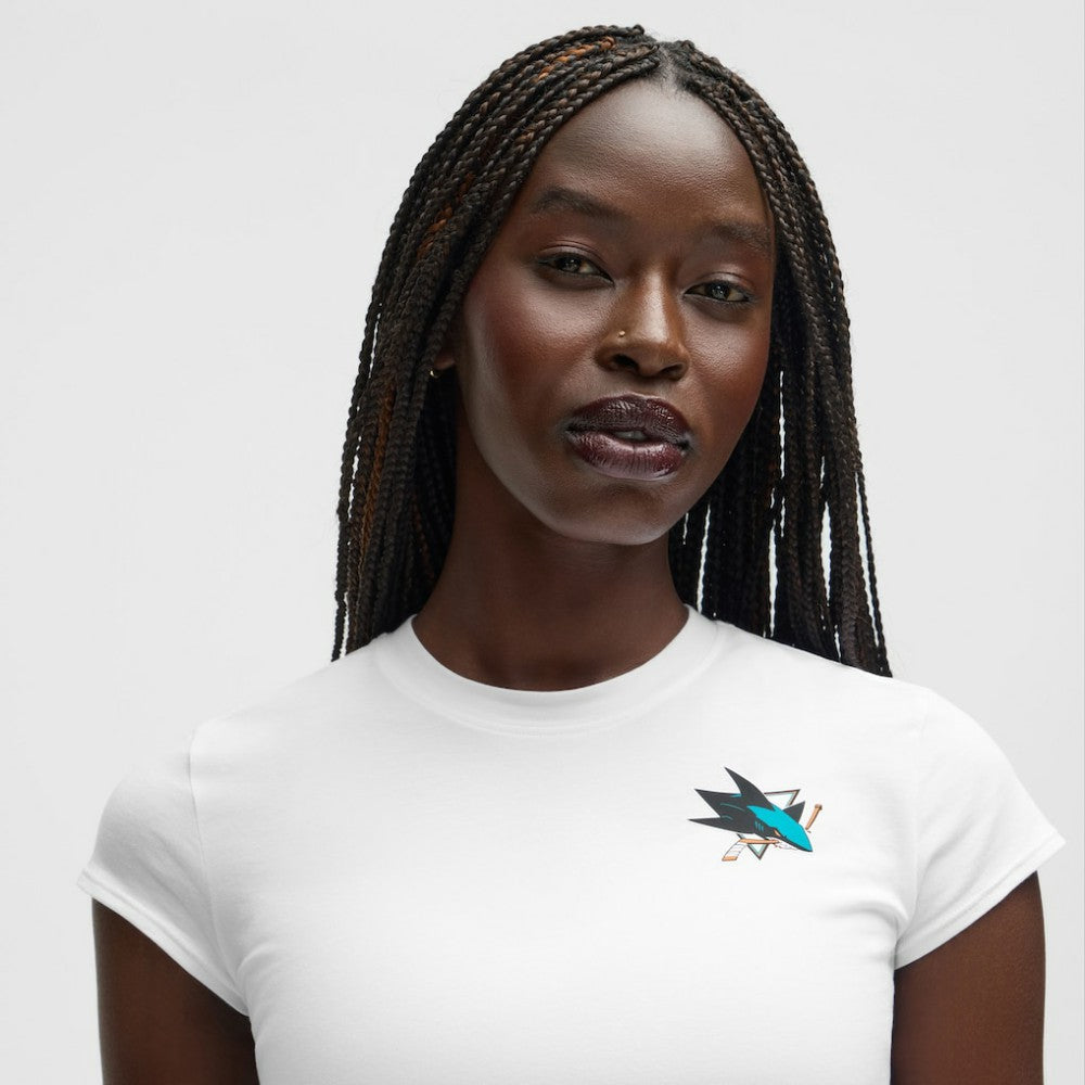 San Jose Sharks lululemon Women's Baby T-Shirt - White T-shirts