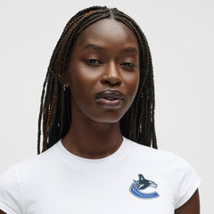 Vancouver Canucks lululemon Women's Baby T-Shirt - White T-shirts