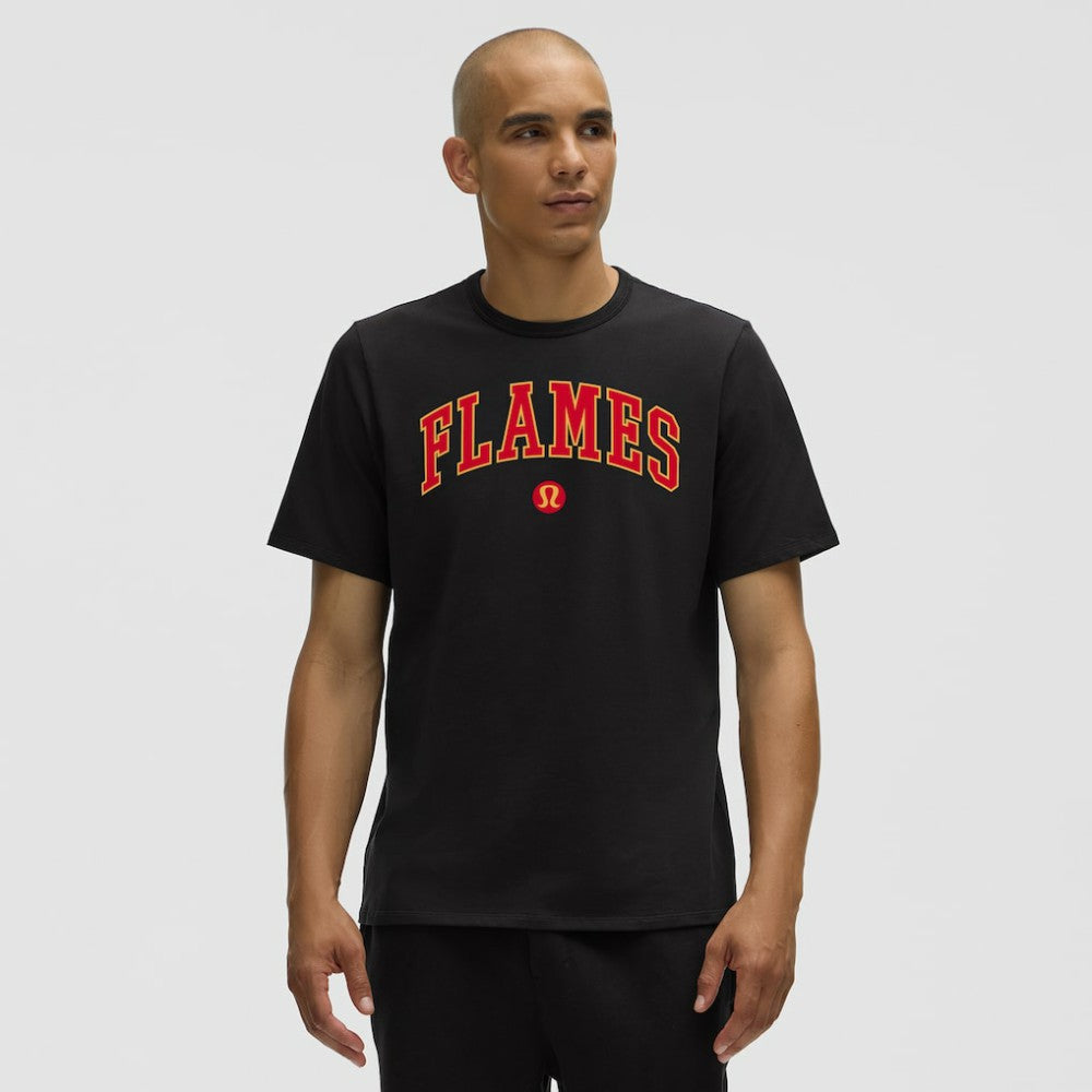 Calgary Flames lululemon Organic Cotton Classic-Fit T-Shirt - Black T-shirts