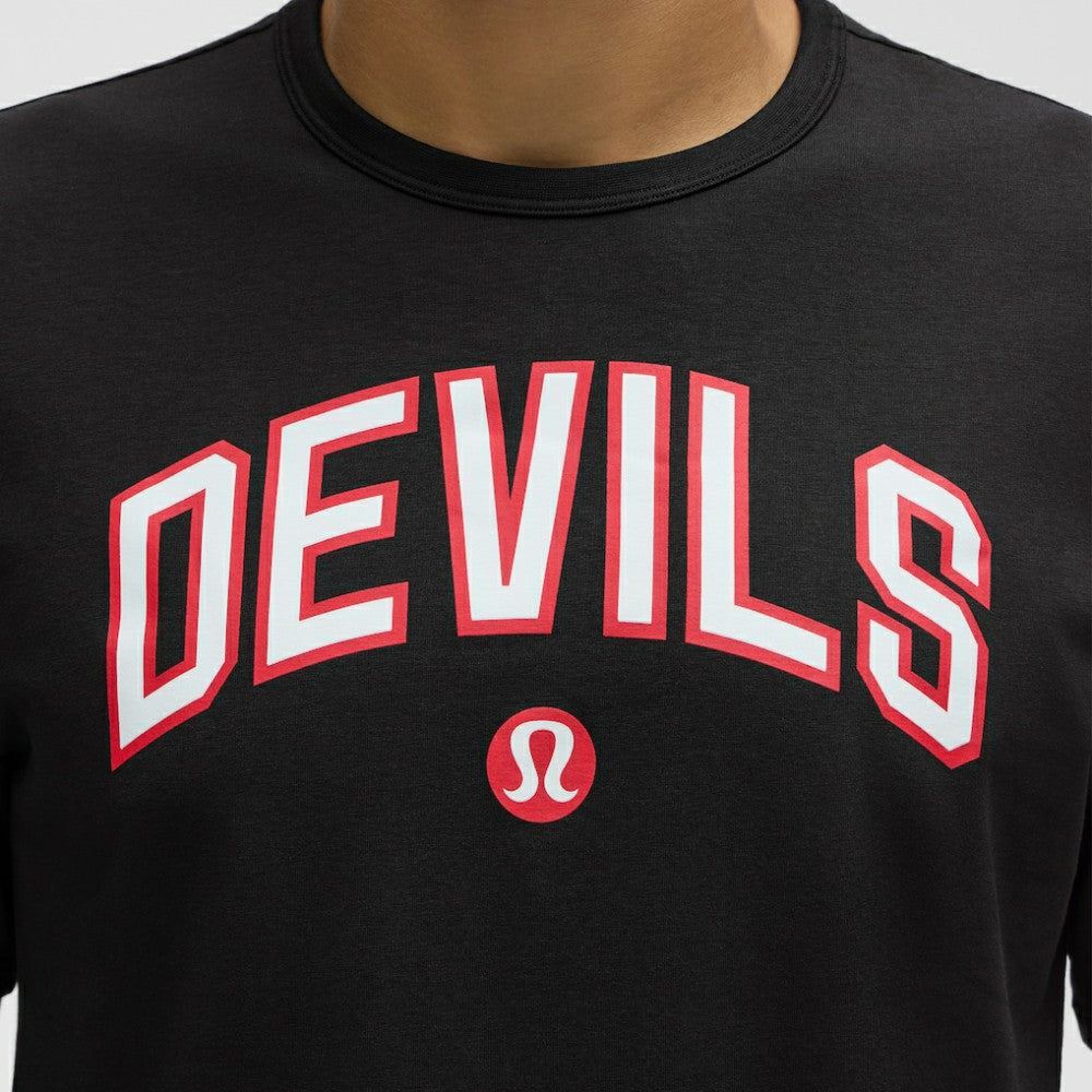 New Jersey Devils lululemon Organic Cotton Classic-Fit T-Shirt - Black T-shirts