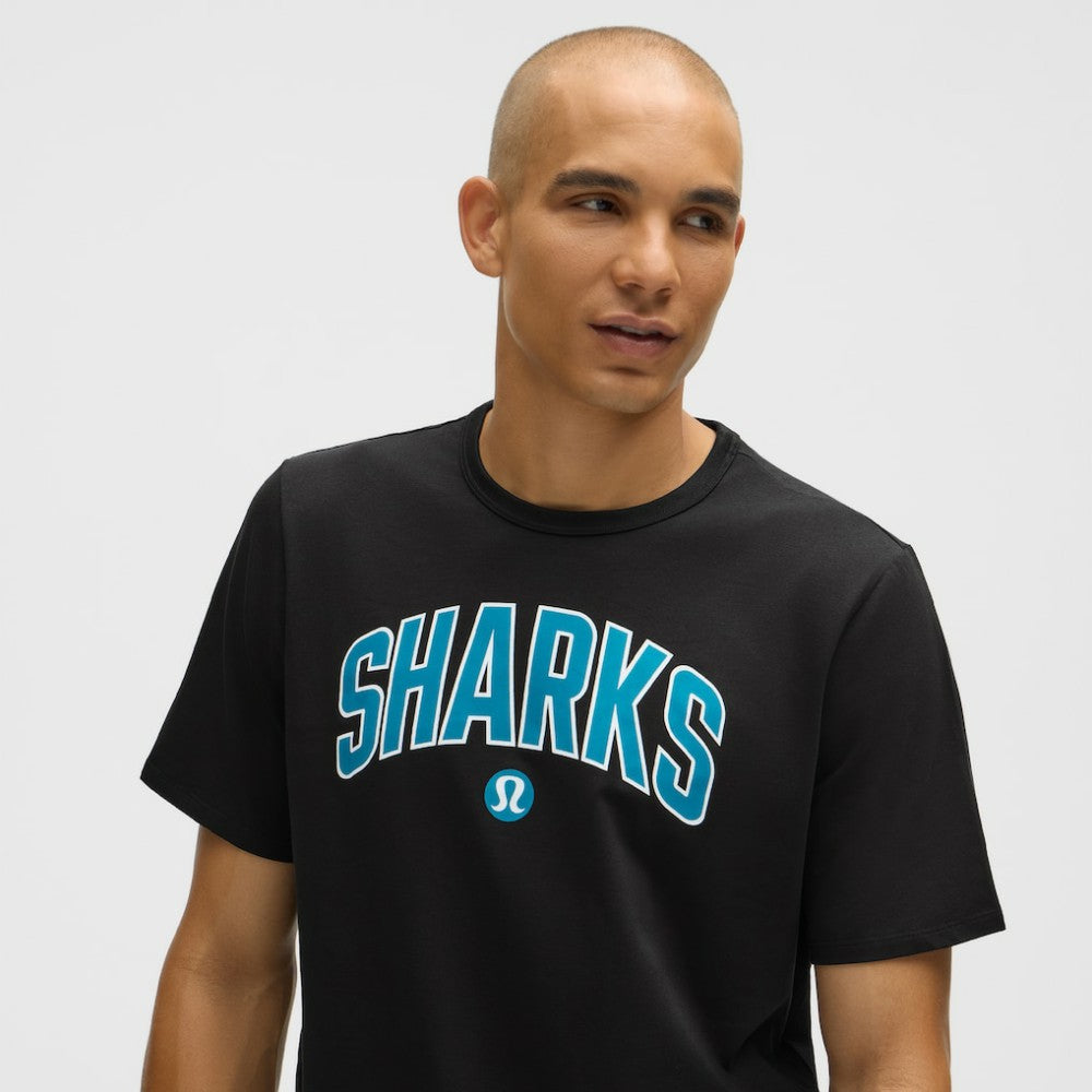 San Jose Sharks lululemon Organic Cotton Classic-Fit T-Shirt - Black T-shirts
