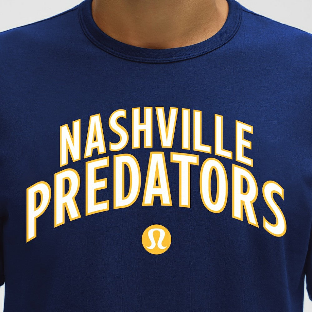 Nashville Predators lululemon Organic Cotton Classic-Fit T-Shirt - Blue T-shirts