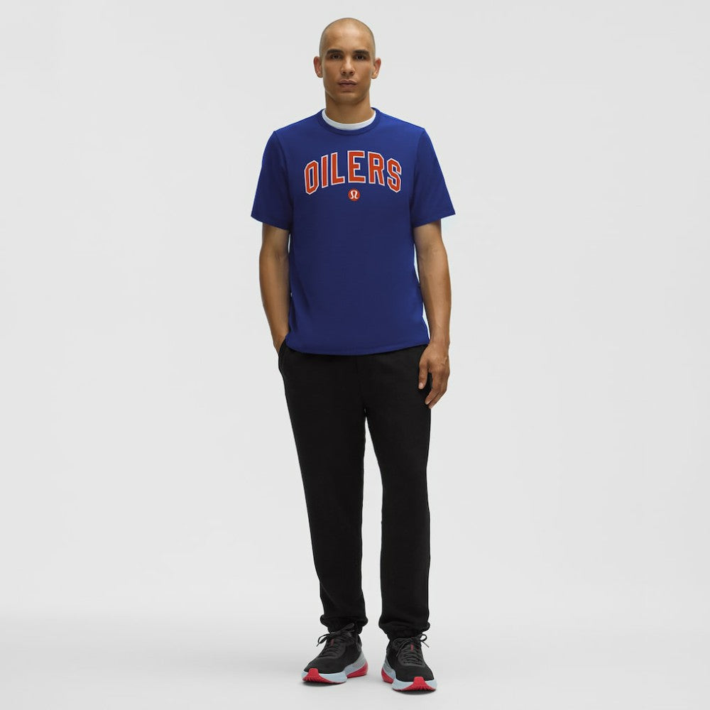 Edmonton Oilers lululemon Organic Cotton Classic-Fit T-Shirt - Larkspur T-shirts