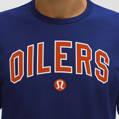 Edmonton Oilers lululemon Organic Cotton Classic-Fit T-Shirt - Larkspur T-shirts