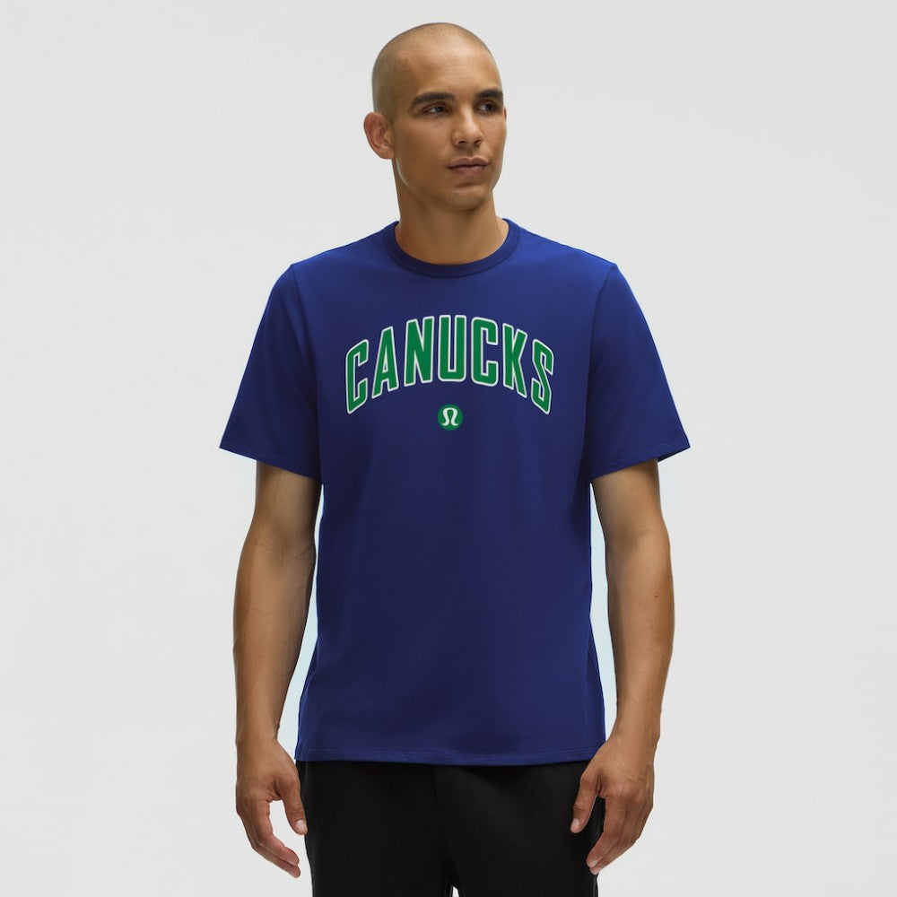 Vancouver Canucks lululemon Organic Cotton Classic-Fit T-Shirt - Larkspur T-shirts