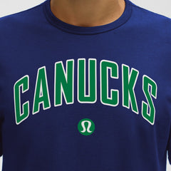 Vancouver Canucks lululemon Organic Cotton Classic-Fit T-Shirt - Larkspur T-shirts