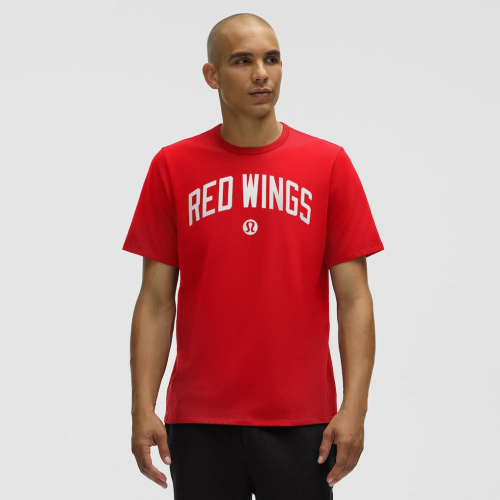 Detroit Red Wings lululemon Organic Cotton Classic-Fit T-Shirt - True Red T-shirts