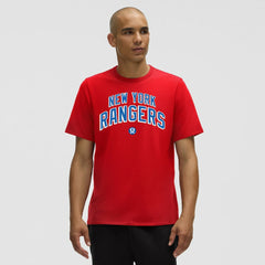 New York Rangers lululemon Organic Cotton Classic-Fit T-Shirt - True Red T-shirts