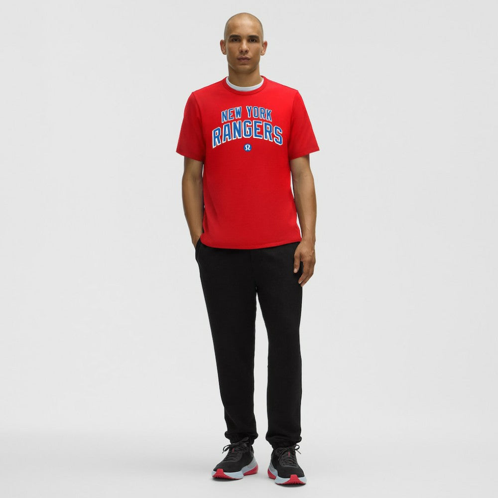 New York Rangers lululemon Organic Cotton Classic-Fit T-Shirt - True Red T-shirts