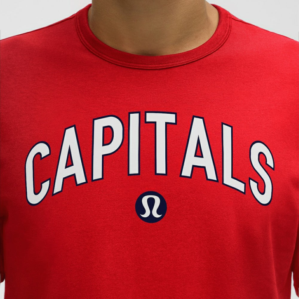 Washington Capitals lululemon Organic Cotton Classic-Fit T-Shirt - True Red T-shirts