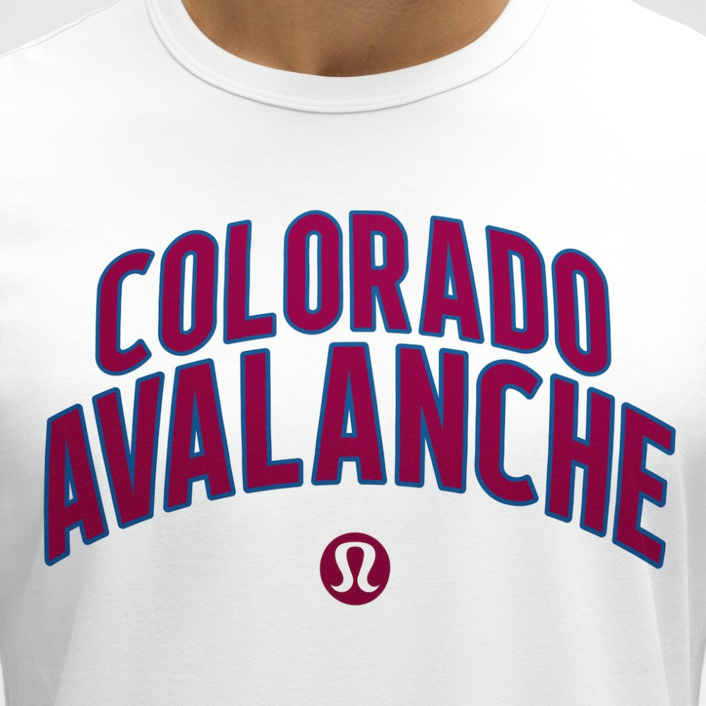 Colorado Avalanche lululemon Organic Cotton Classic-Fit T-Shirt - White T-shirts