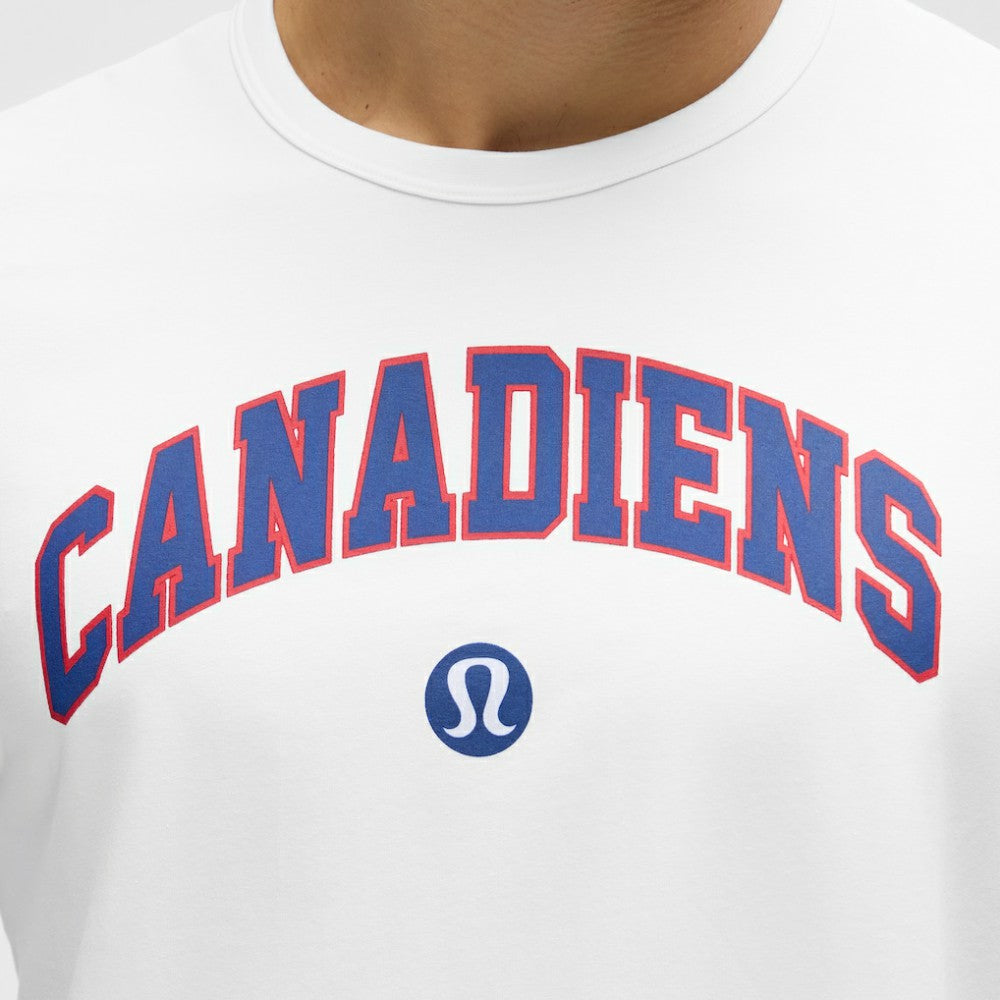 Montreal Canadiens lululemon Organic Cotton Classic-Fit T-Shirt - White T-shirts
