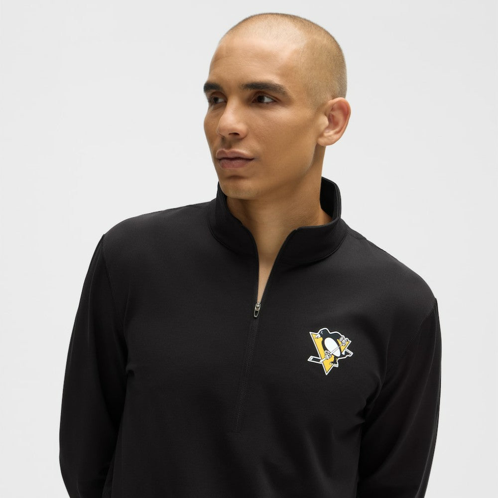Pittsburgh Penguins lululemon Soft Jersey Half-Zip Pullover - Black Jerseys