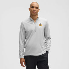 Chicago Blackhawks lululemon Soft Jersey Half-Zip Pullover - Heather Gray Jerseys