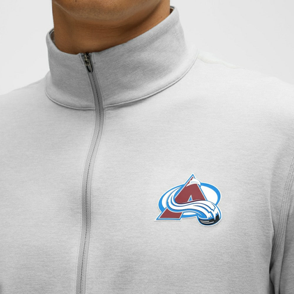 Colorado Avalanche lululemon Soft Jersey Half-Zip Pullover - Heather Gray Jerseys