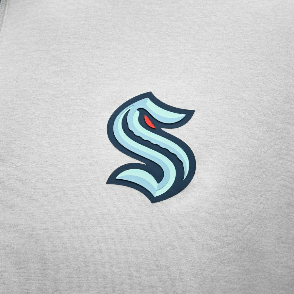 Seattle Kraken lululemon Soft Jersey Half-Zip Pullover - Heather Gray Jerseys