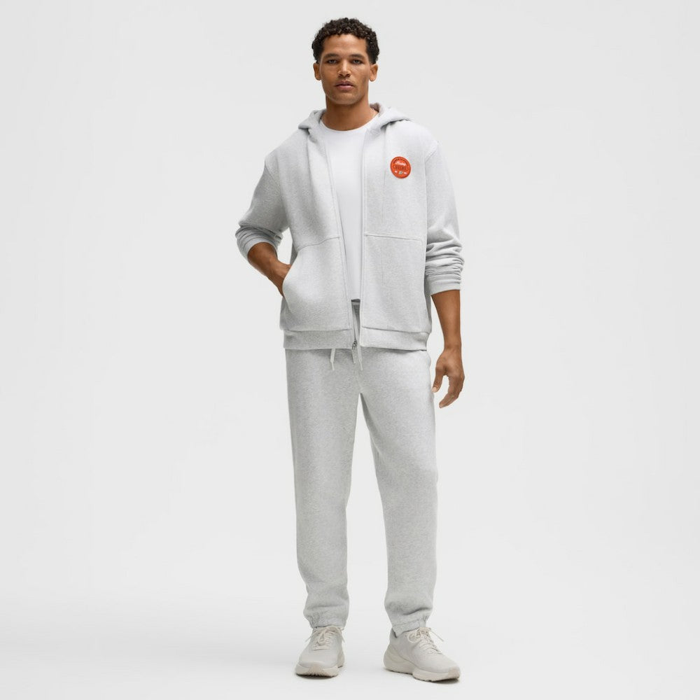 Anaheim Ducks lululemon Steady State Full-Zip Hoodie - Heathered Core Ultra Light Grey Hoodies
