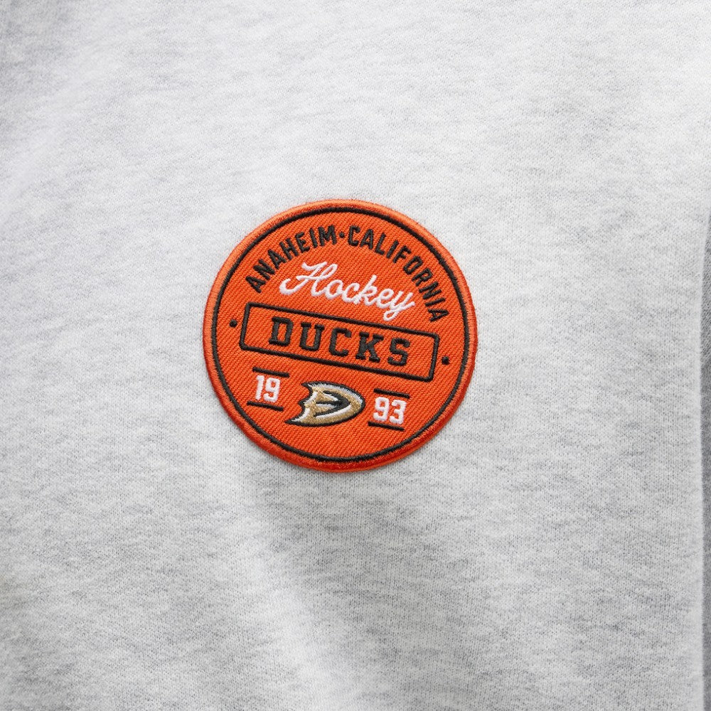 Anaheim Ducks lululemon Steady State Full-Zip Hoodie - Heathered Core Ultra Light Grey Hoodies