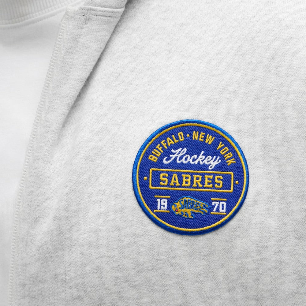 Buffalo Sabres lululemon Steady State Full-Zip Hoodie - Heathered Core Ultra Light Grey Hoodies