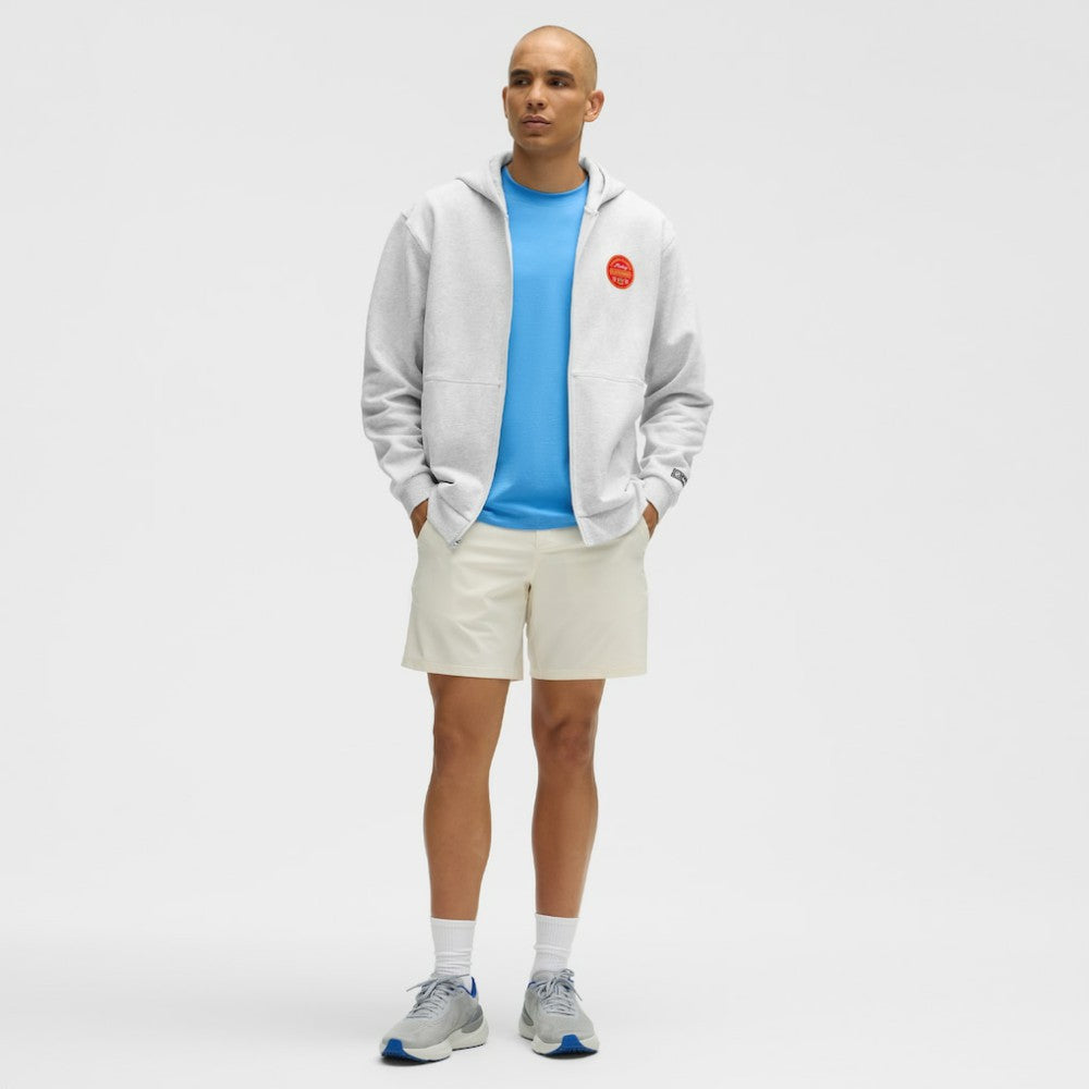 Chicago Blackhawks lululemon Steady State Full-Zip Hoodie - Heathered Core Ultra Light Grey Hoodies