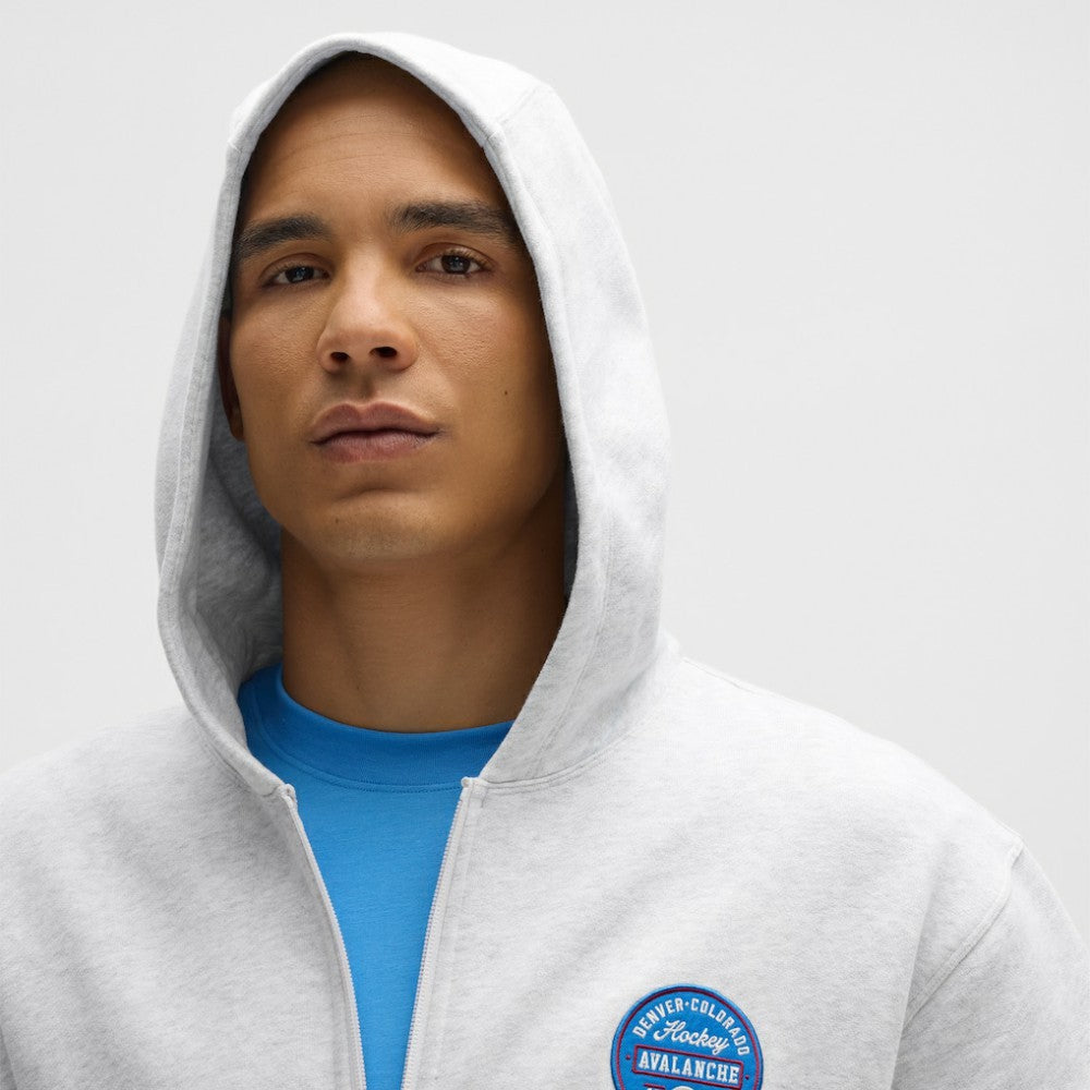 Colorado Avalanche lululemon Steady State Full-Zip Hoodie - Heathered Core Ultra Light Grey Hoodies