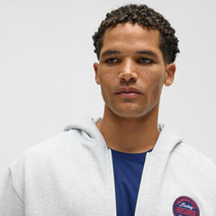 Columbus Blue Jackets lululemon Steady State Full-Zip Hoodie - Heathered Core Ultra Light Grey Hoodies