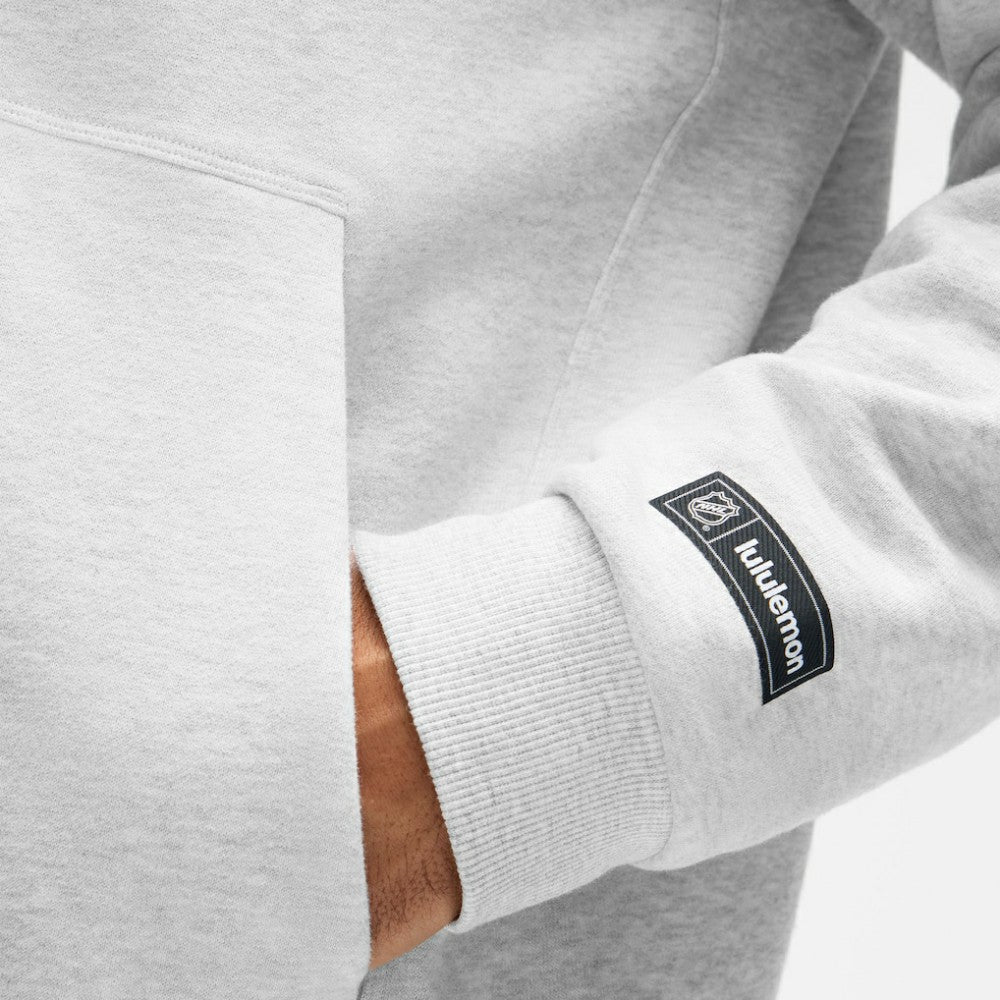Detroit Red Wings lululemon Steady State Full-Zip Hoodie - Heathered Core Ultra Light Grey Hoodies