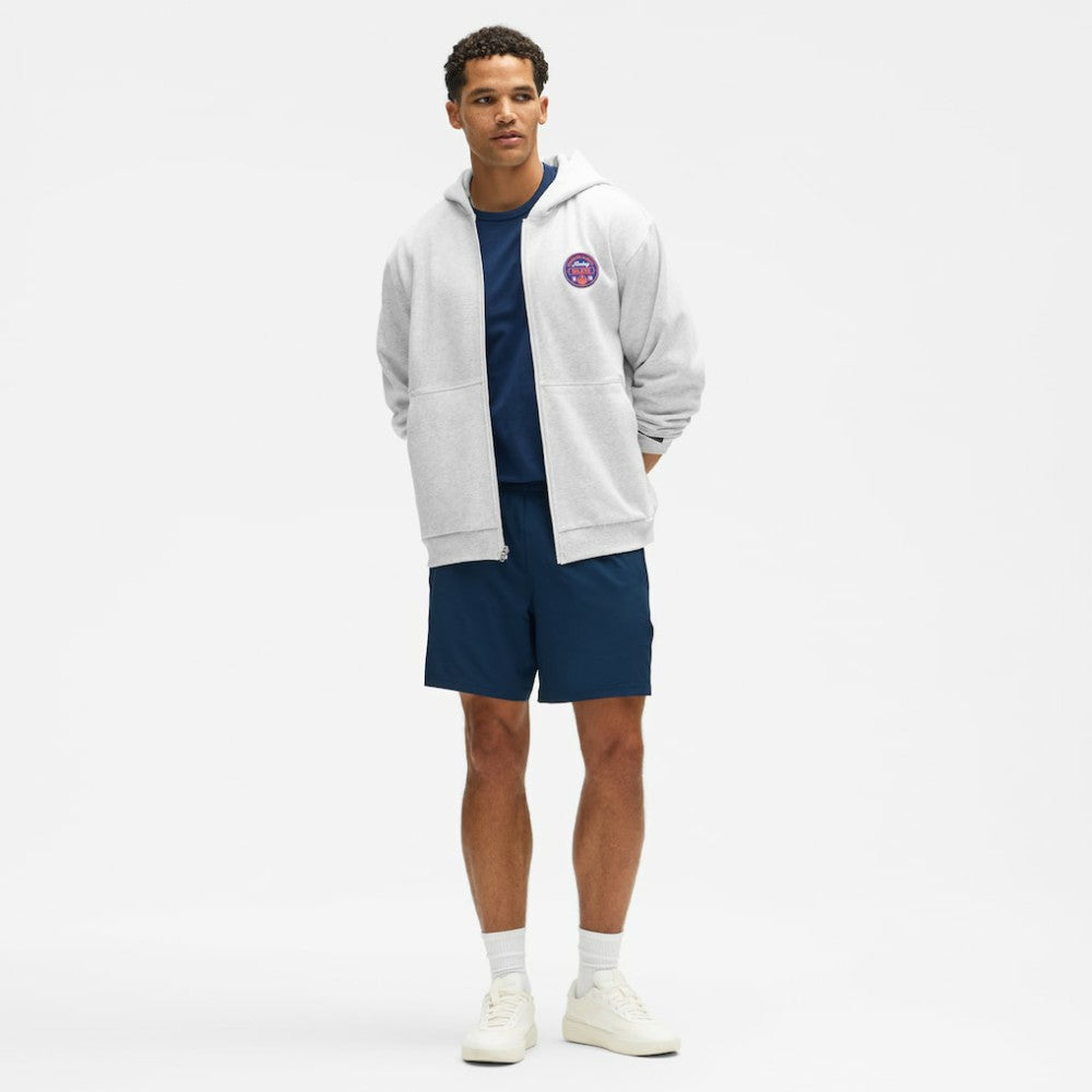 Edmonton Oilers lululemon Steady State Full-Zip Hoodie - Heathered Core Ultra Light Grey Hoodies