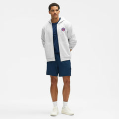 Edmonton Oilers lululemon Steady State Full-Zip Hoodie - Heathered Core Ultra Light Grey Hoodies