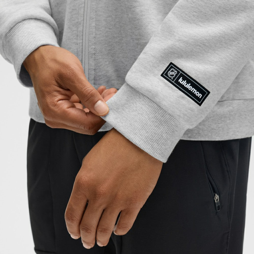 Los Angeles Kings lululemon Steady State Full-Zip Hoodie - Heathered Core Ultra Light Grey Hoodies