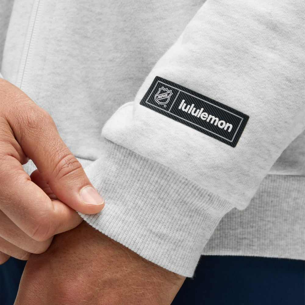 Montreal Canadiens lululemon Steady State Full-Zip Hoodie - Heathered Core Ultra Light Grey Hoodies