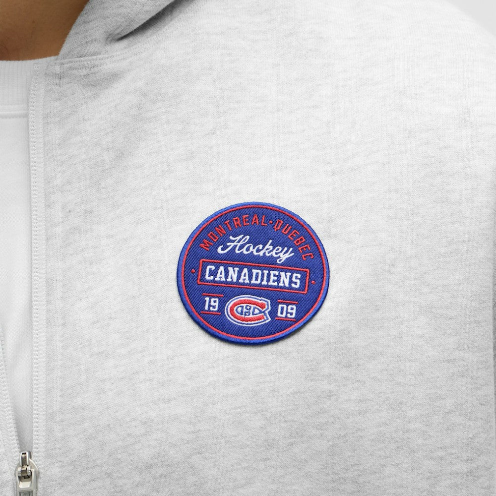 Montreal Canadiens lululemon Steady State Full-Zip Hoodie - Heathered Core Ultra Light Grey Hoodies