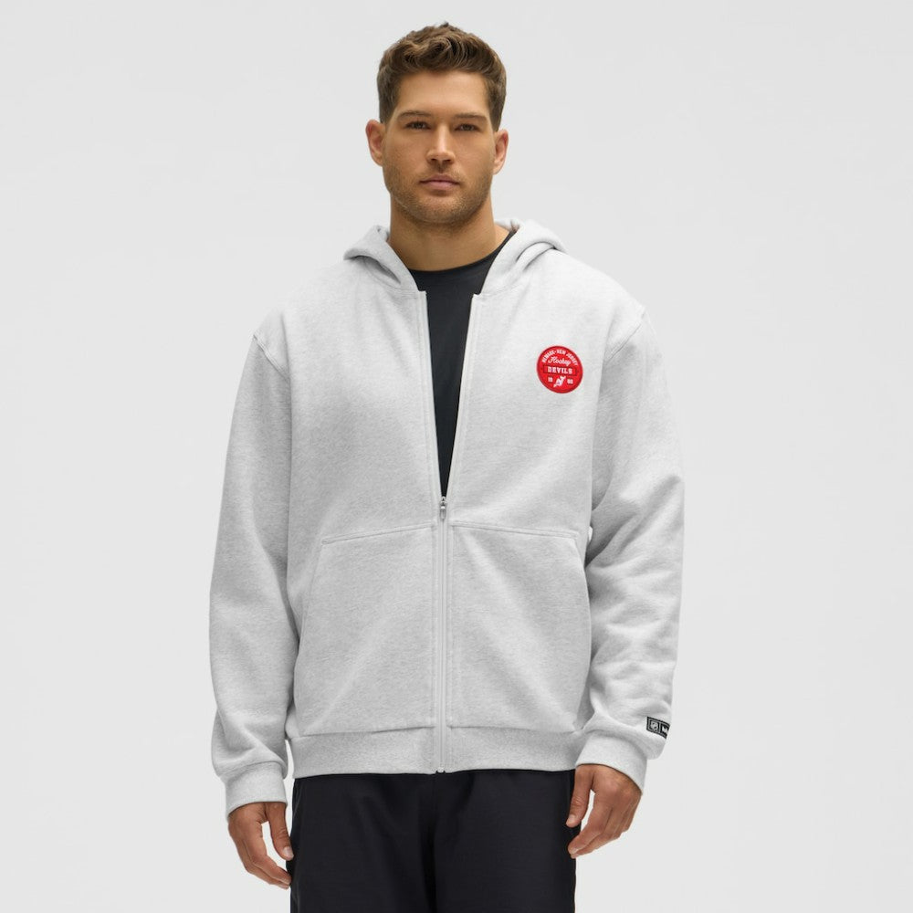 New Jersey Devils lululemon Steady State Full-Zip Hoodie - Heathered Core Ultra Light Grey Jerseys